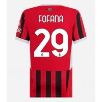 Zenski Nogometni Dres AC Milan Youssouf Fofana #29 Domaci 2024-25 Kratak Rukav